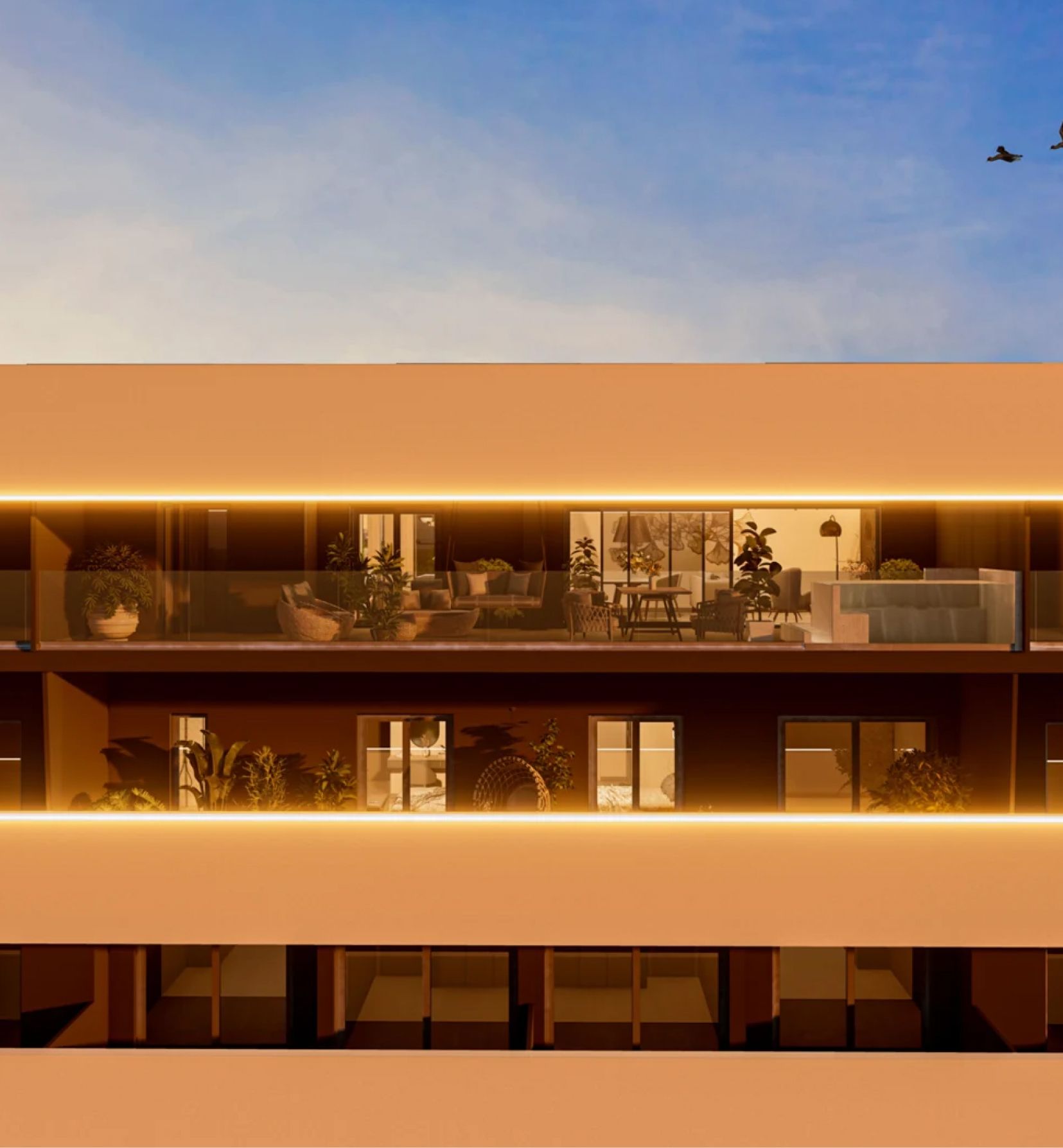 Larimar_InteriorRenderSunset